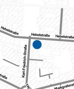 Vorschau: Karte von Polizeirevier Karlsruhe-Marktplatz