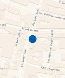 Vorschau: Karte von Sparkasse Nürnberg SB-Geschäftsstelle Färberstraße