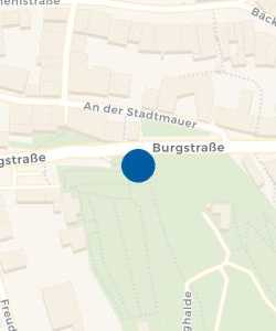 Vorschau: Karte von Stadtmauer und Burghalde