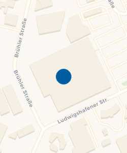 Vorschau: Karte von OBI Markt Hockenheim