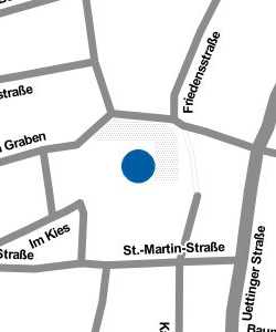 Vorschau: Karte von Martinskirche und Kriegerdenkmal
