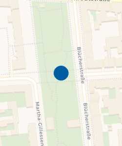 Vorschau: Karte von Spielstraße Blücherpark