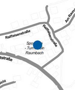 Vorschau: Karte von Sporthalle - Turnverein Raumbach