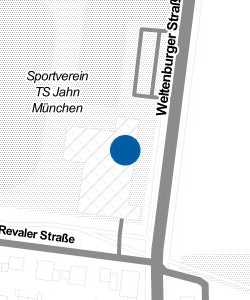 Vorschau: Karte von Sportgaststätte TS Jahn