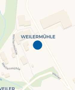 Vorschau: Karte von Pferdeparadies Reiterhof Weilermuehle