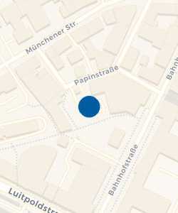 Vorschau: Karte von Parkplatz P13 Papinstraße