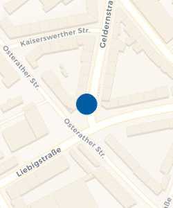 Vorschau: Karte von Bushaltestelle Osterather Str.