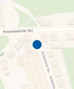 Vorschau: Karte von Taxihalteplatz Koblenzer Straße
