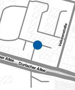 Vorschau: Karte von Polizeipräsidium Karlsruhe