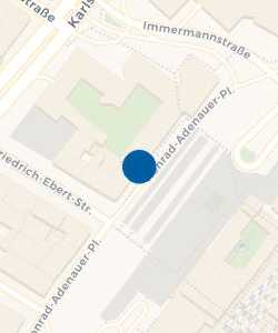Vorschau: Karte von Rheinbahn KundenCenter Hauptbahnhof