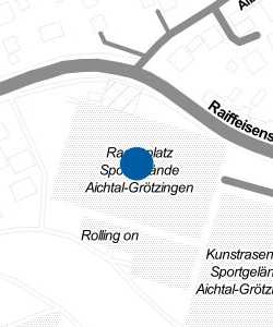 Vorschau: Karte von Rasenplatz Sportgelände Aichtal-Grötzingen