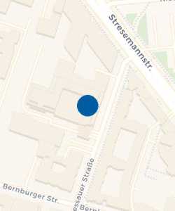 Vorschau: Karte von BTK - Hochschule für Gestaltung (Campus Berlin)
