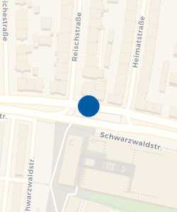 Vorschau: Karte von Haltestelle Freiburg, Alter Messplatz