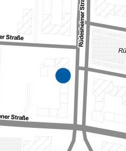Vorschau: Karte von Zahnarzt am Rüdesheimer Platz