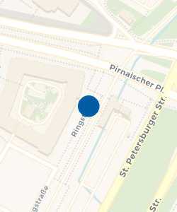 Vorschau: Karte von Taxihalteplatz Pirnaischer Pl.