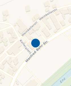 Vorschau: Karte von VR-Bank Neckar-Enz eG, Filiale Roßwag