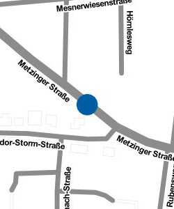 Vorschau: Karte von Bonl. Metzinger Straße