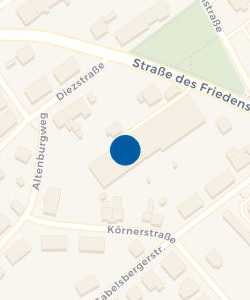 Vorschau: Karte von Sporthalle Straße des Friedens