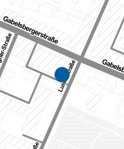 Vorschau: Karte von Hochschule für Musik und Theater — Standort Luisenstraße