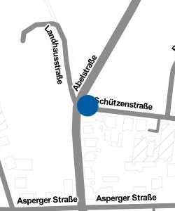 Vorschau: Karte von Haltestelle Ludwigsburg Abelstraße
