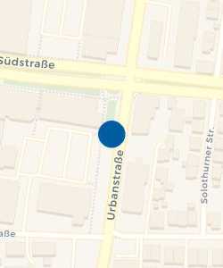 Vorschau: Karte von Urbanstraße (Innenstadt)