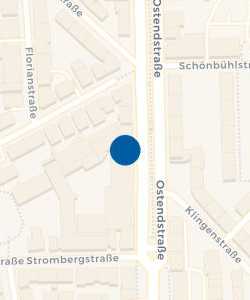 Vorschau: Karte von Polizeirevier 5 Ostendstraße