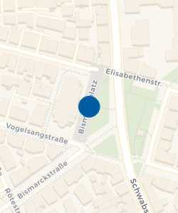 Vorschau: Karte von Wochenmarkt am Bismarckplatz