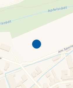 Vorschau: Karte von Sportplatz Apfelstädt