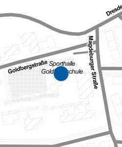 Vorschau: Karte von Sporthalle Goldbergschule