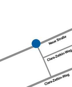 Vorschau: Karte von Eberswalde, Clara-Zetkin-Weg