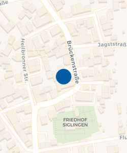 Vorschau: Karte von Volksbank Möckmühl eG Geschäftsstelle Siglingen