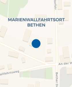 Vorschau: Karte von Kindergarten St. Marien Bethen