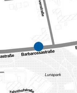 Vorschau: Karte von Lunapark; Sinzig, Barbarossastraße / Lunapark