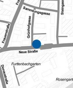 Vorschau: Karte von Parkhaus am Rathaus, Zufahrt Ost