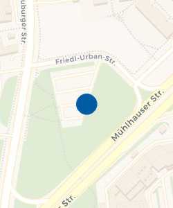 Vorschau: Karte von Taxistand P+R Platz Augsburg Hammerschmiede