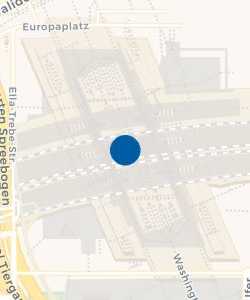 Vorschau: Karte von SIXT Autovermietung Berlin Hauptbahnhof
