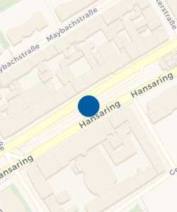 Vorschau: Karte von Hansaring 87 Parking