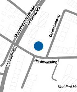 Vorschau: Karte von Hardtwald-Apotheke Oftersheim