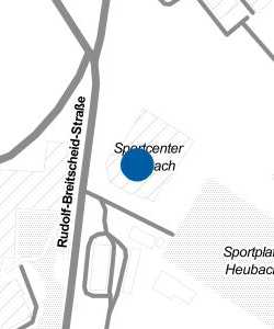Vorschau: Karte von Sportcenter Heubach