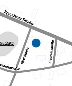 Vorschau: Karte von Creatives Zentrum – Haus am Anger Falkensee