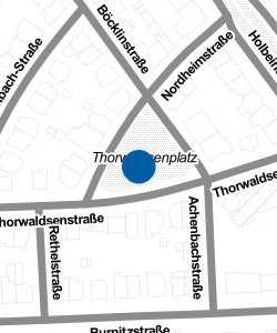 Vorschau: Karte von Thorwaldsenplatz