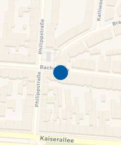 Vorschau: Karte von Bachstraße