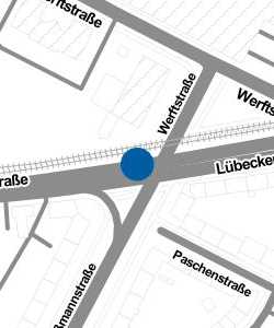 Vorschau: Karte von Backsteinmauer des ehemaligen Heinkel-Werkes an der Lübecker Straße in Rostock
