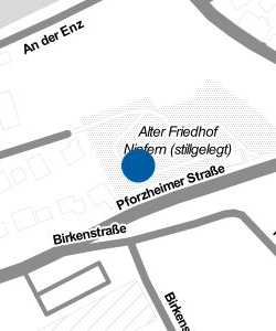 Vorschau: Karte von Alter Friedhof Niefern