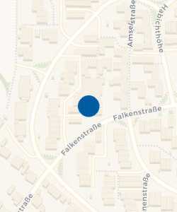 Vorschau: Karte von Kindertagesstätte Falkenstraße
