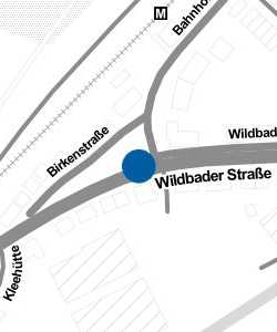 Vorschau: Karte von Calmbach Birkenhof/Bahnhof
