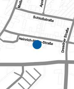 Vorschau: Karte von Berufliches Schulzentrum"Karl Preusker" Großenhain, Außenstelle Heinrich-Heine-Straße