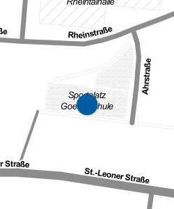 Vorschau: Karte von Sportplatz Goetheschule