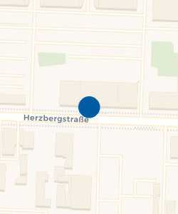 Vorschau: Karte von Haltestelle Herzbergstraße /Industriegebiet