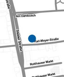 Vorschau: Karte von Polizeibezirksdienststelle Rotthausen